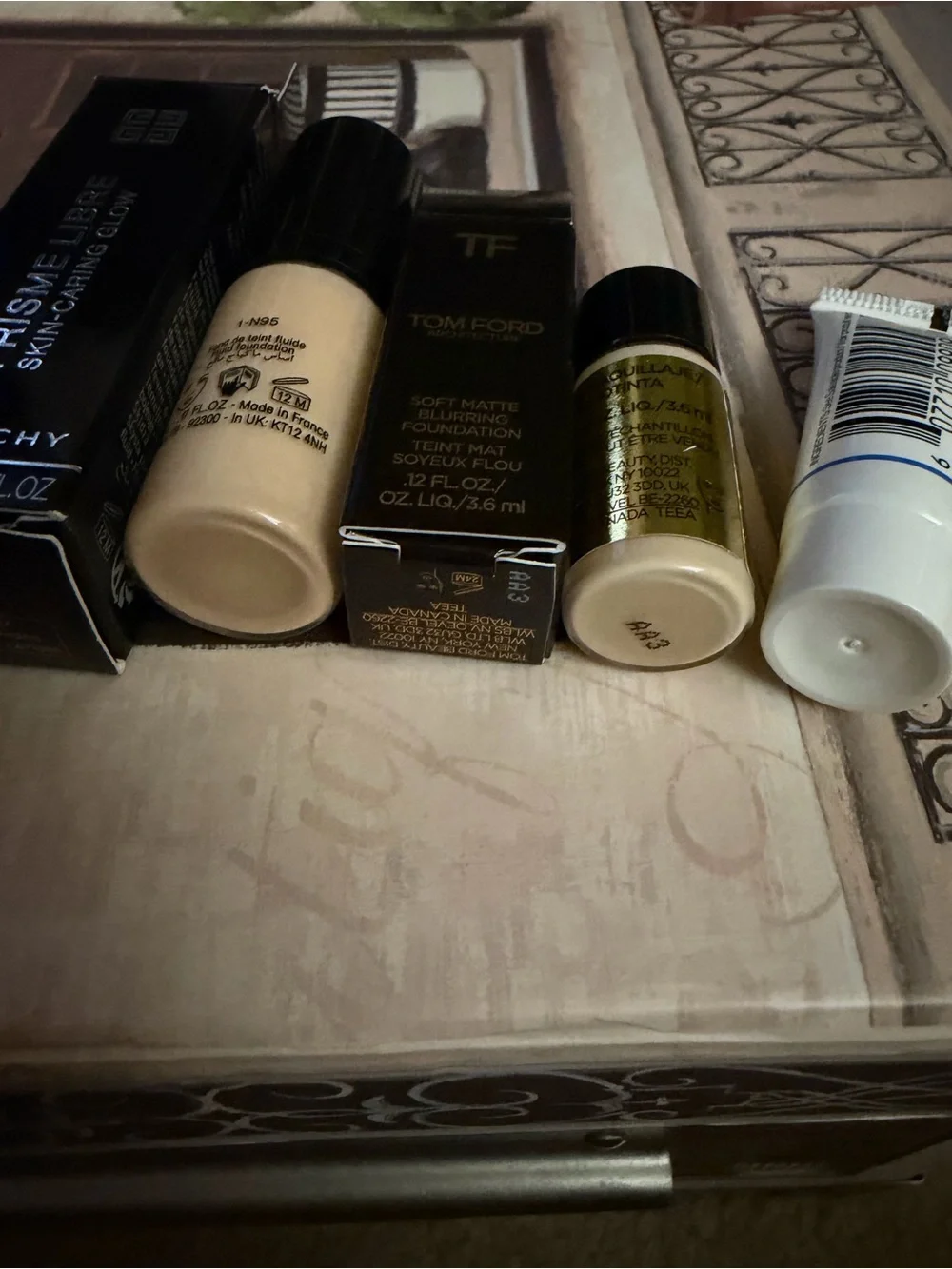 Givenchy Prisme Foundation, Smashbox Primer, & Tom Ford Foundation minis